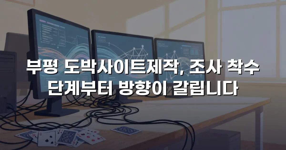 부평 도박사이트제작, 조사 착수 단계부터 방향이 갈립니다