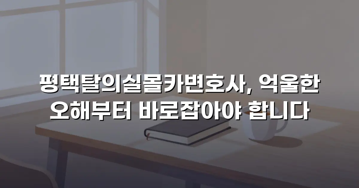 평택탈의실몰카변호사, 억울한 오해부터 바로잡아야 합니다