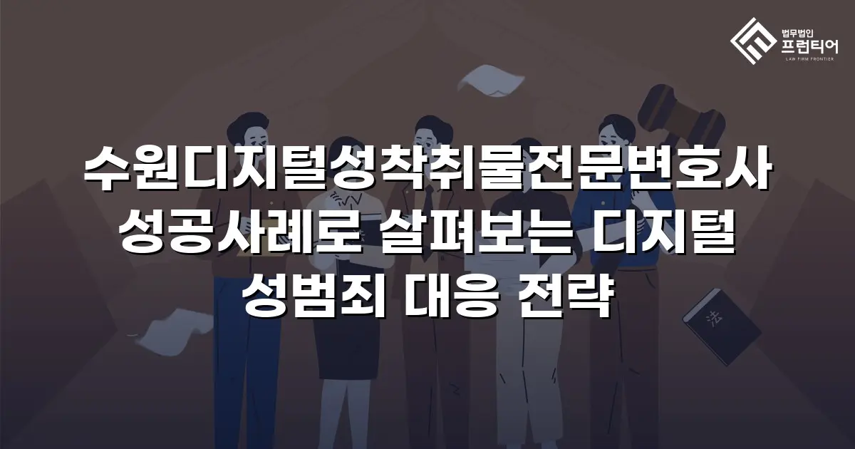 수원디지털성착취물전문변호사 성공사례로 살펴보는 디지털 성범죄 대응 전략