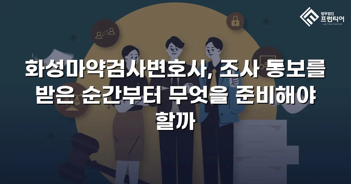 화성마약검사변호사, 조사 통보를 받은 순간부터 무엇을 준비해야 할까