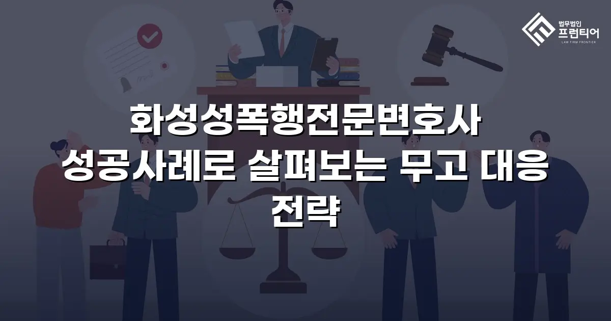 화성성폭행전문변호사 성공사례로 살펴보는 무고 대응 전략