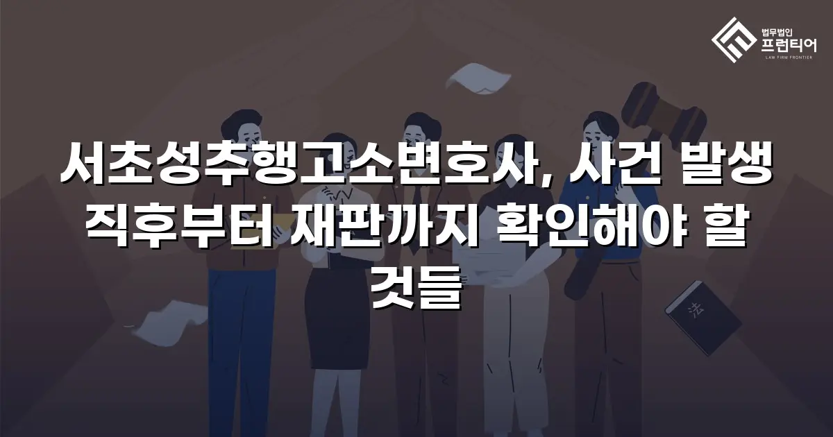 서초성추행고소변호사, 사건 발생 직후부터 재판까지 확인해야 할 것들