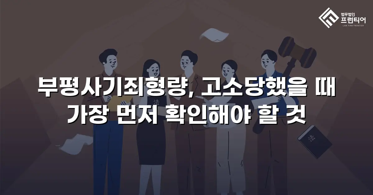 부평사기죄형량, 고소당했을 때 가장 먼저 확인해야 할 것