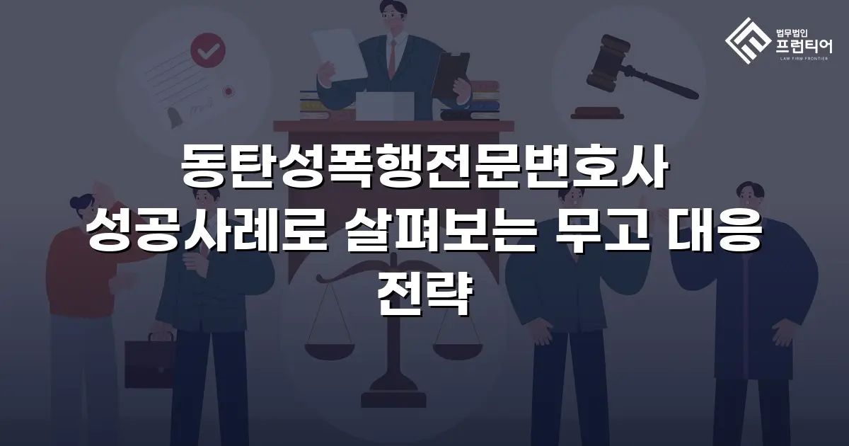 동탄성폭행전문변호사 성공사례로 살펴보는 무고 대응 전략