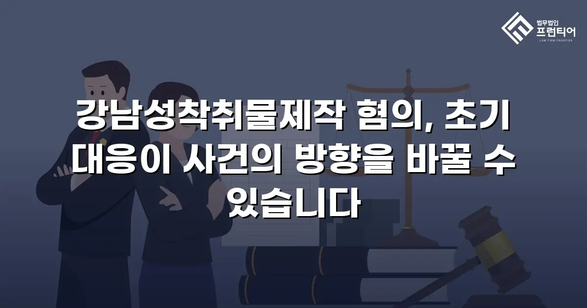 강남성착취물제작 혐의, 초기 대응이 사건의 방향을 바꿀 수 있습니다