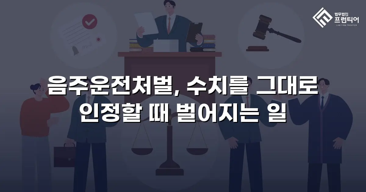 음주운전처벌, 수치를 그대로 인정할 때 벌어지는 일