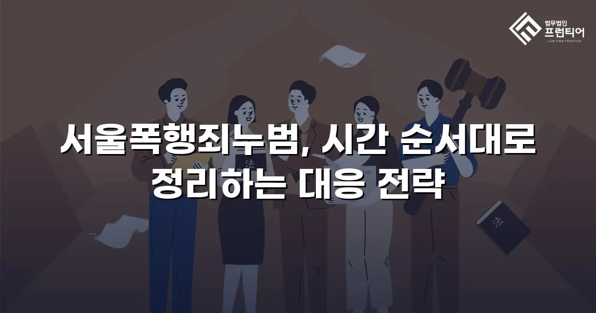 서울폭행죄누범, 시간 순서대로 정리하는 대응 전략
