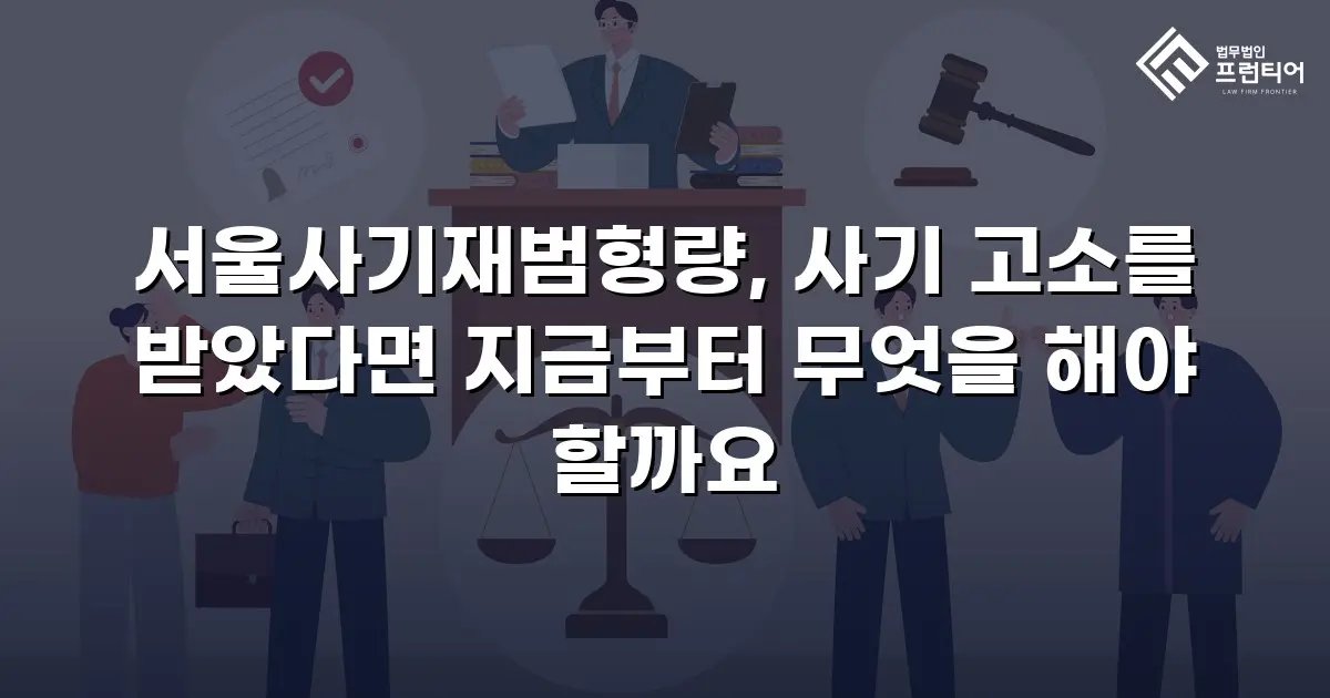 서울사기재범형량, 사기 고소를 받았다면 지금부터 무엇을 해야 할까요