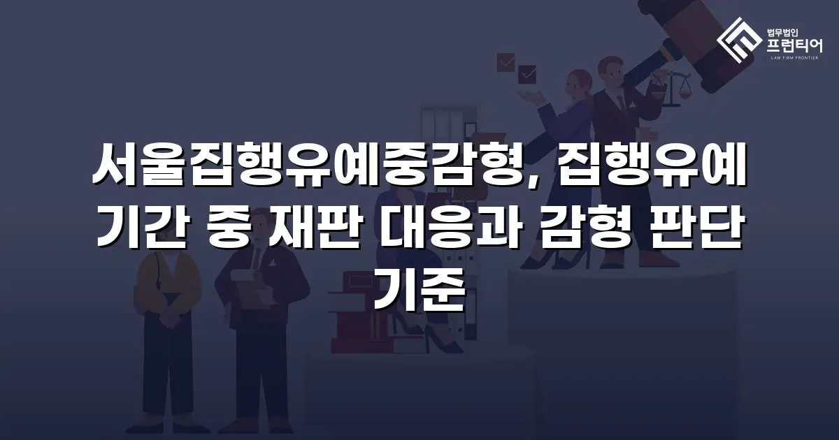 서울집행유예중감형, 집행유예 기간 중 재판 대응과 감형 판단 기준