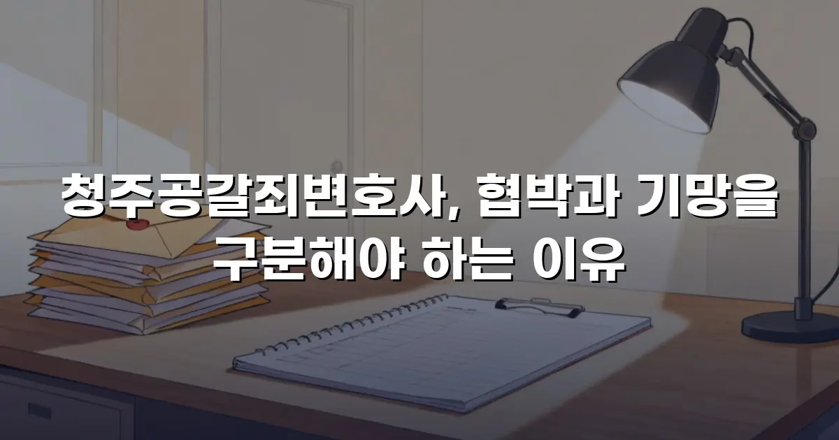 청주공갈죄변호사, 협박과 기망을 구분해야 하는 이유
