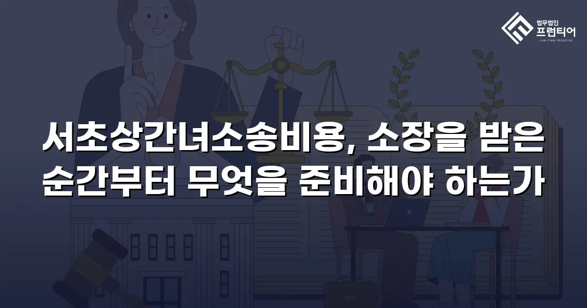 서초상간녀소송비용, 소장을 받은 순간부터 무엇을 준비해야 하는가