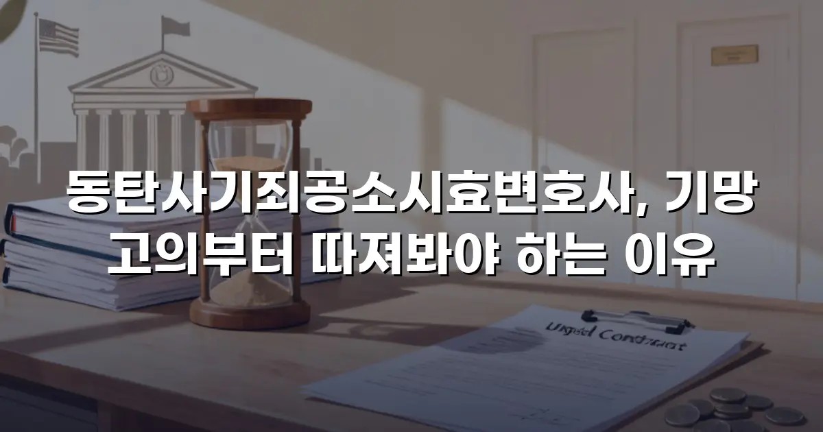 동탄사기죄공소시효변호사, 기망 고의부터 따져봐야 하는 이유