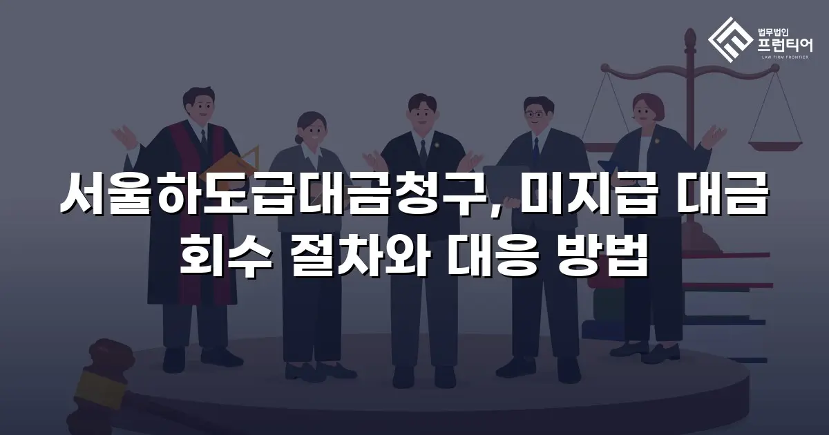 서울하도급대금청구, 미지급 대금 회수 절차와 대응 방법