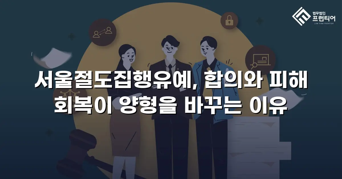 서울절도집행유예, 합의와 피해 회복이 양형을 바꾸는 이유