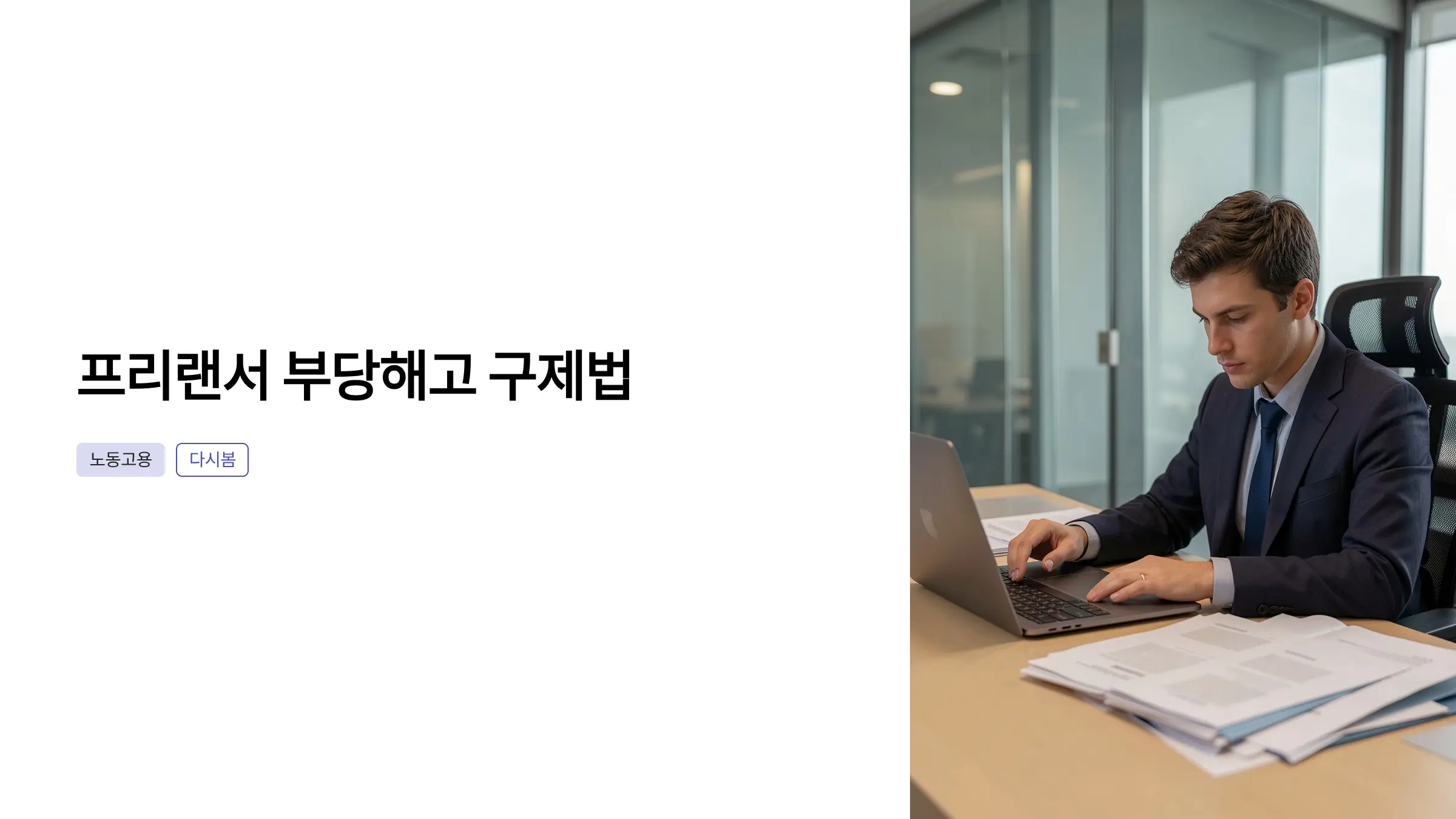 프리랜서·특수고용직 부당해고 구제신청 완전 가이드