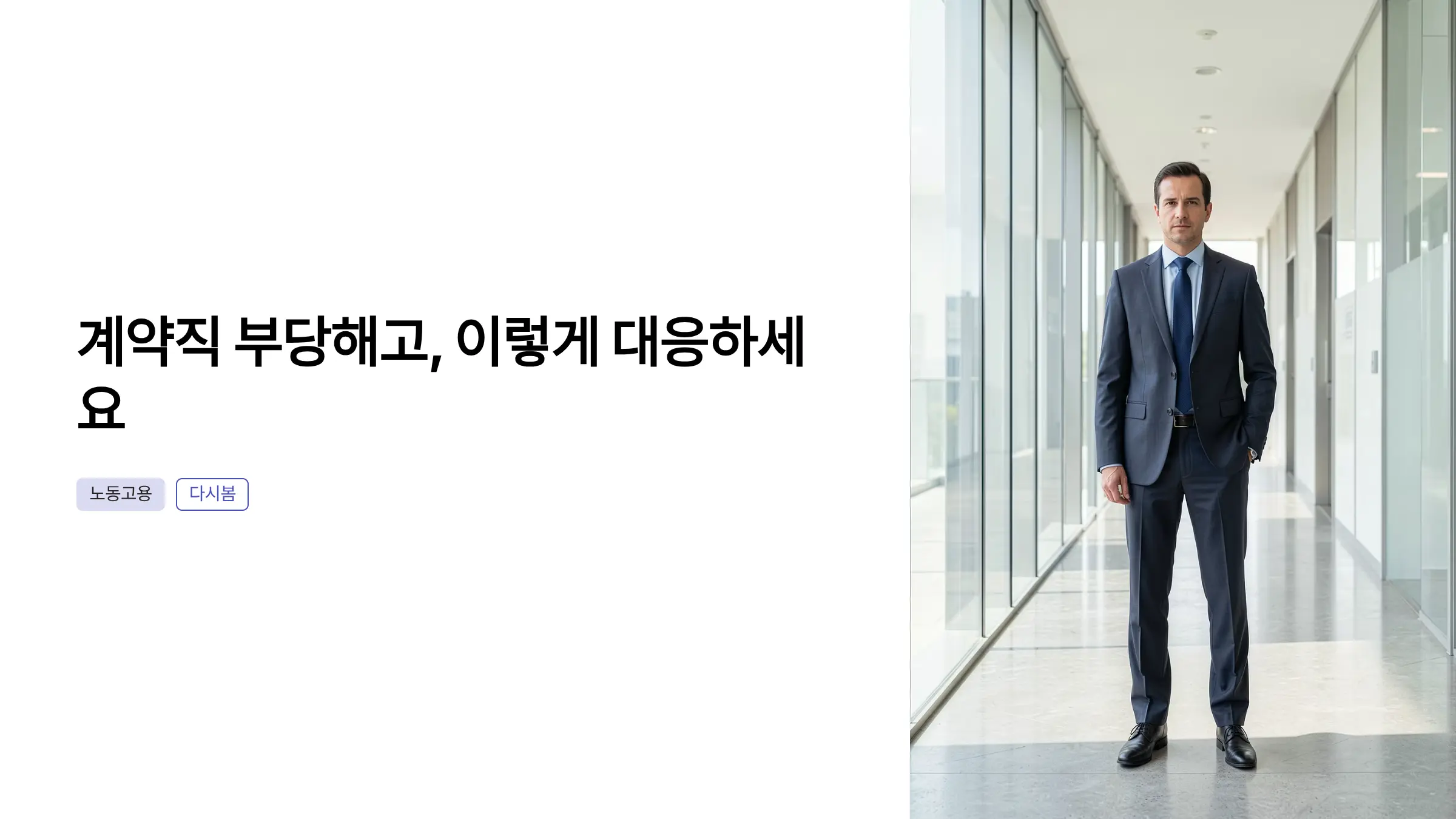 계약직 부당해고 구제신청 인정 요건과 실질적 대응 절차