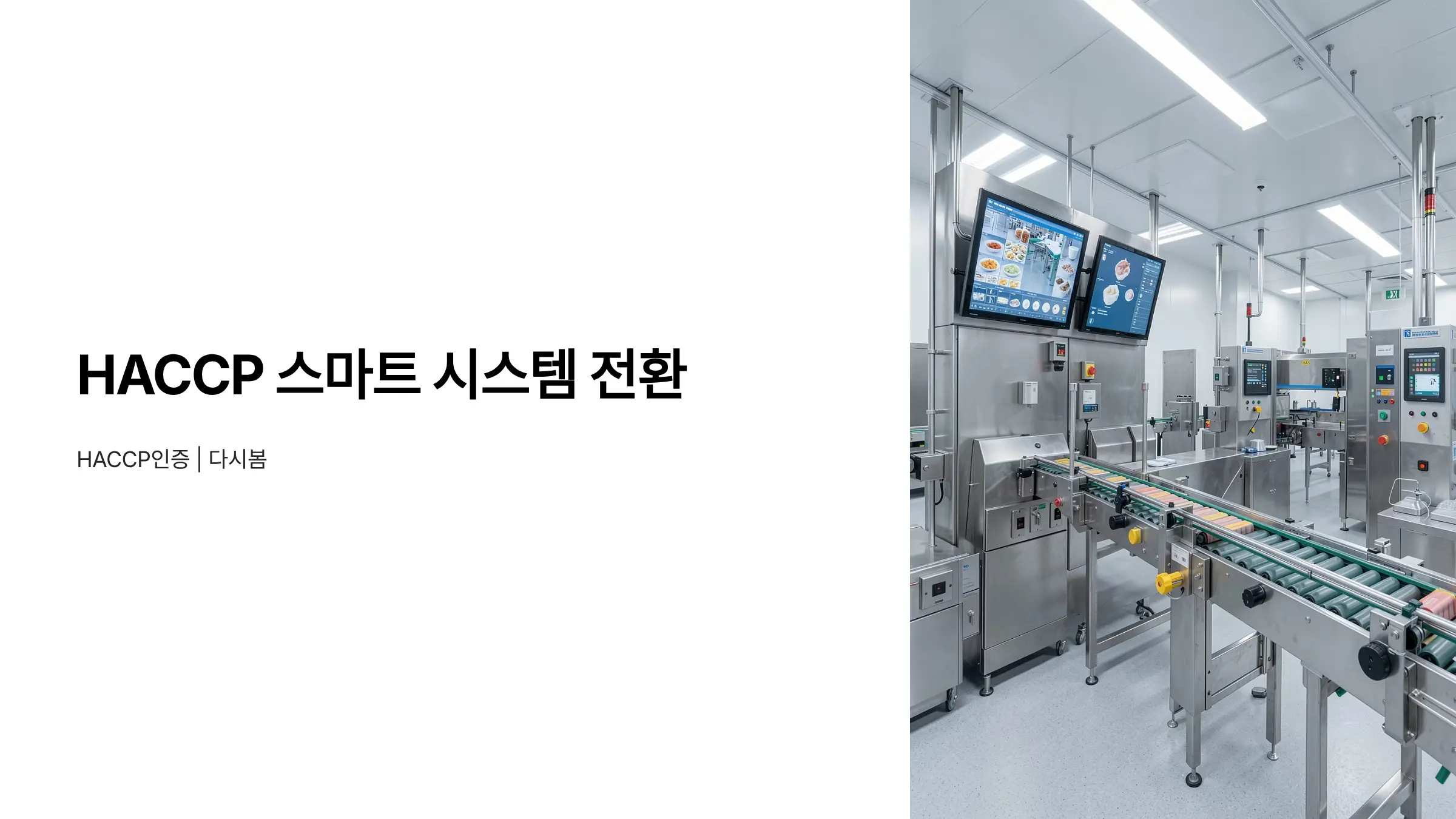 HACCP 인증을 스마트 시스템으로 전환하는 절차와 실질적 혜택