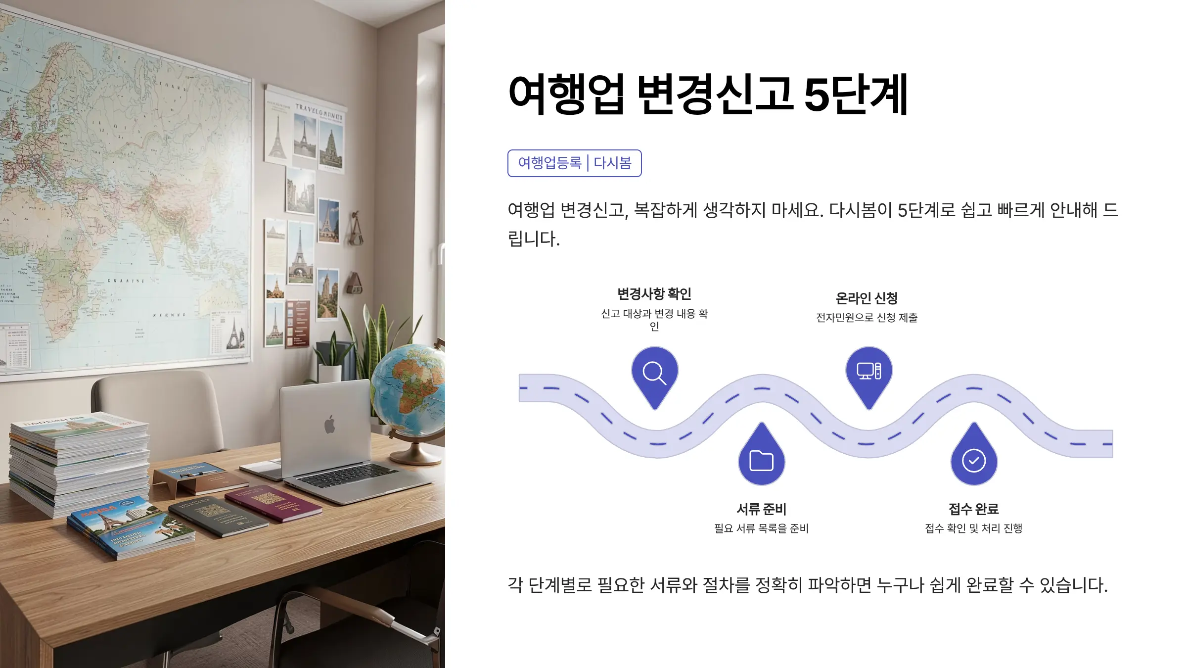 여행업 등록 변경 신고 절차 완벽 가이드: 5단계로 정리한 필수 요건과 서류