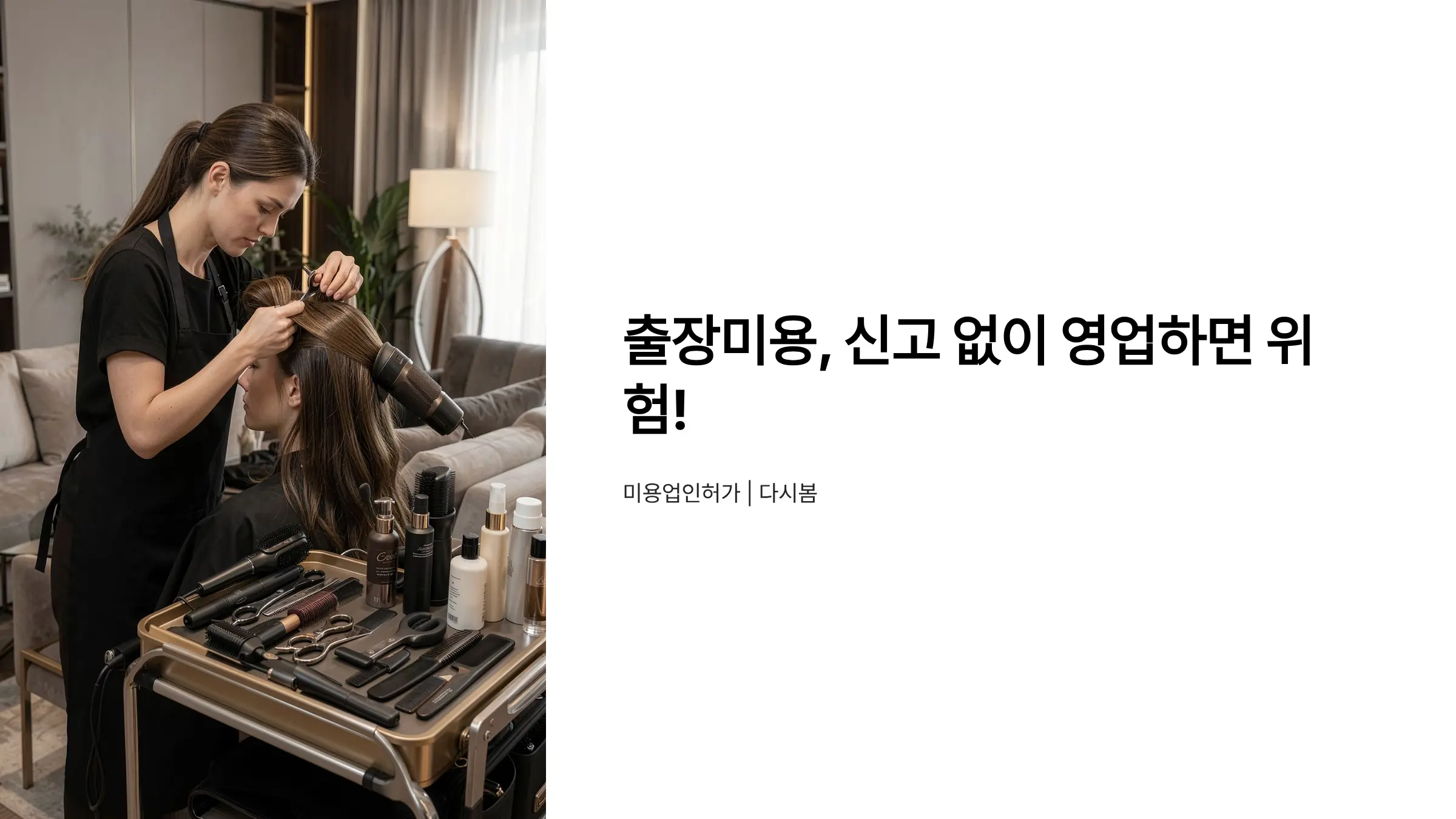 출장 미용 서비스 영업 가능할까? 미용실 개업 신고 시 주의사항