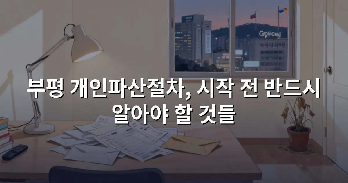 부평 개인파산절차, 시작 전 반드시 알아야 할 것들