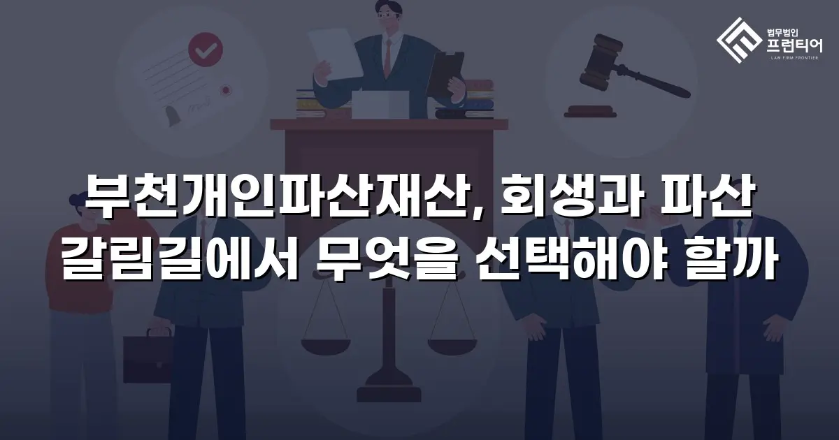 부천개인파산재산, 회생과 파산 갈림길에서 무엇을 선택해야 할까