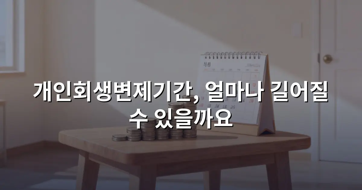 개인회생변제기간, 얼마나 길어질 수 있을까요