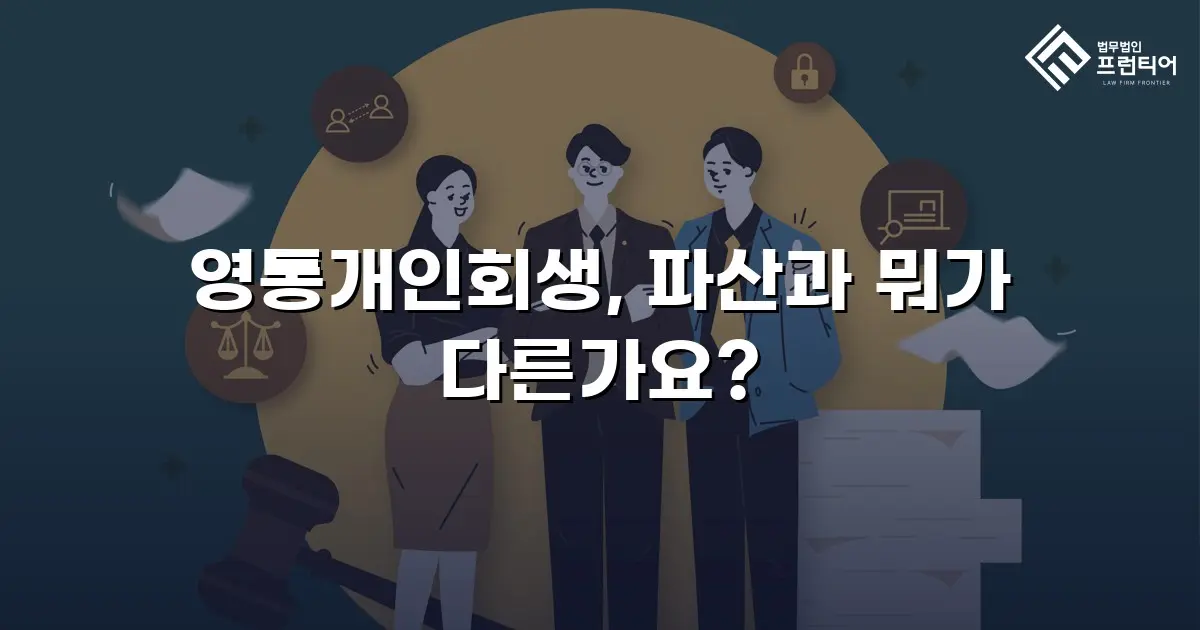 영통개인회생, 파산과 뭐가 다른가요?