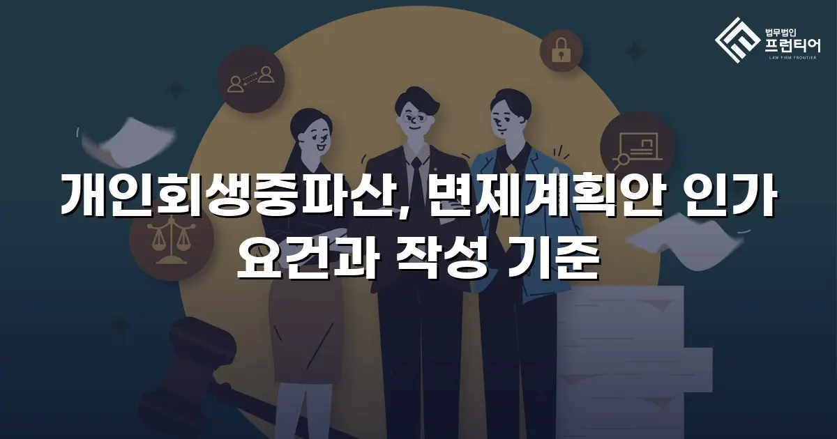 개인회생중파산, 변제계획안 인가 요건과 작성 기준