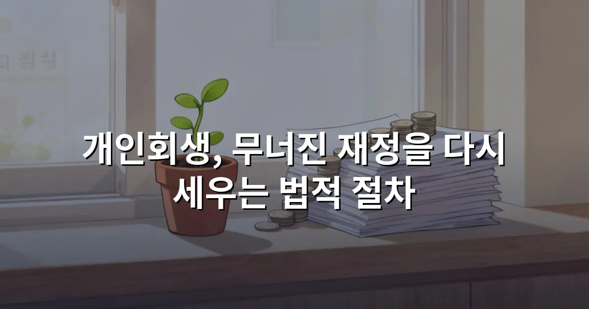개인회생, 무너진 재정을 다시 세우는 법적 절차