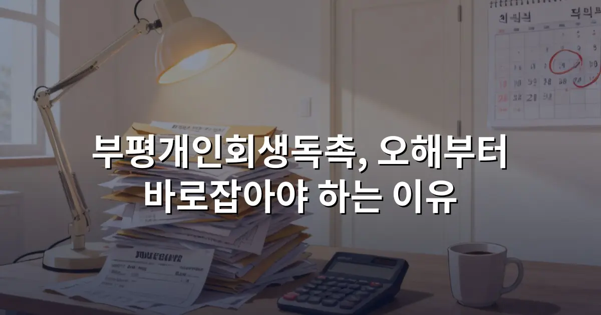 부평개인회생독촉, 오해부터 바로잡아야 하는 이유