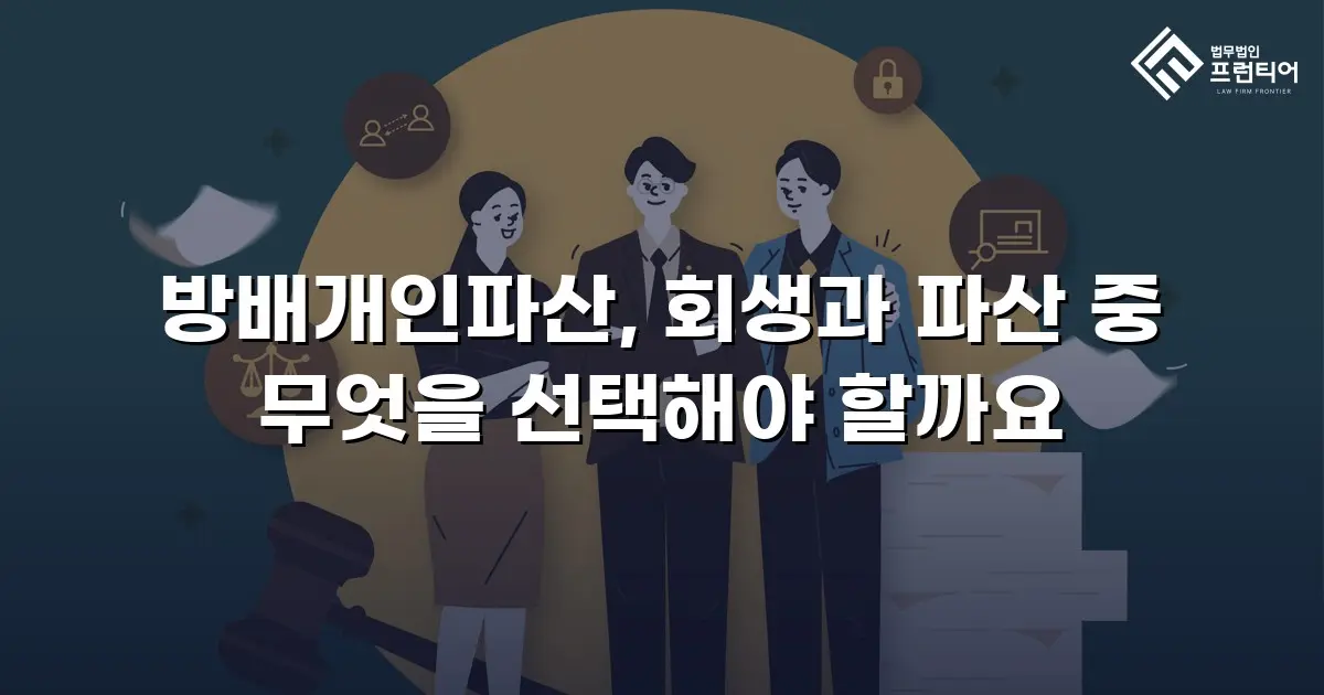 방배개인파산, 회생과 파산 중 무엇을 선택해야 할까요