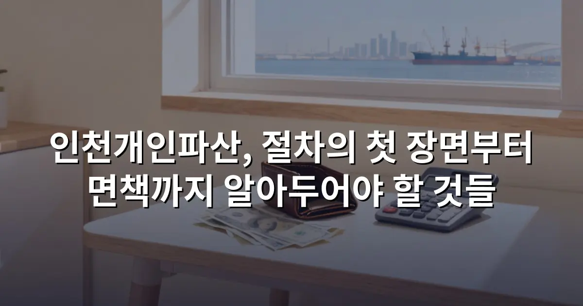 인천개인파산, 절차의 첫 장면부터 면책까지 알아두어야 할 것들