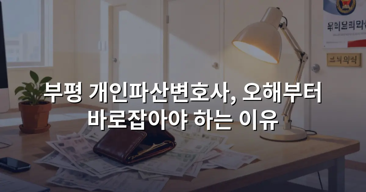 부평 개인파산변호사, 오해부터 바로잡아야 하는 이유