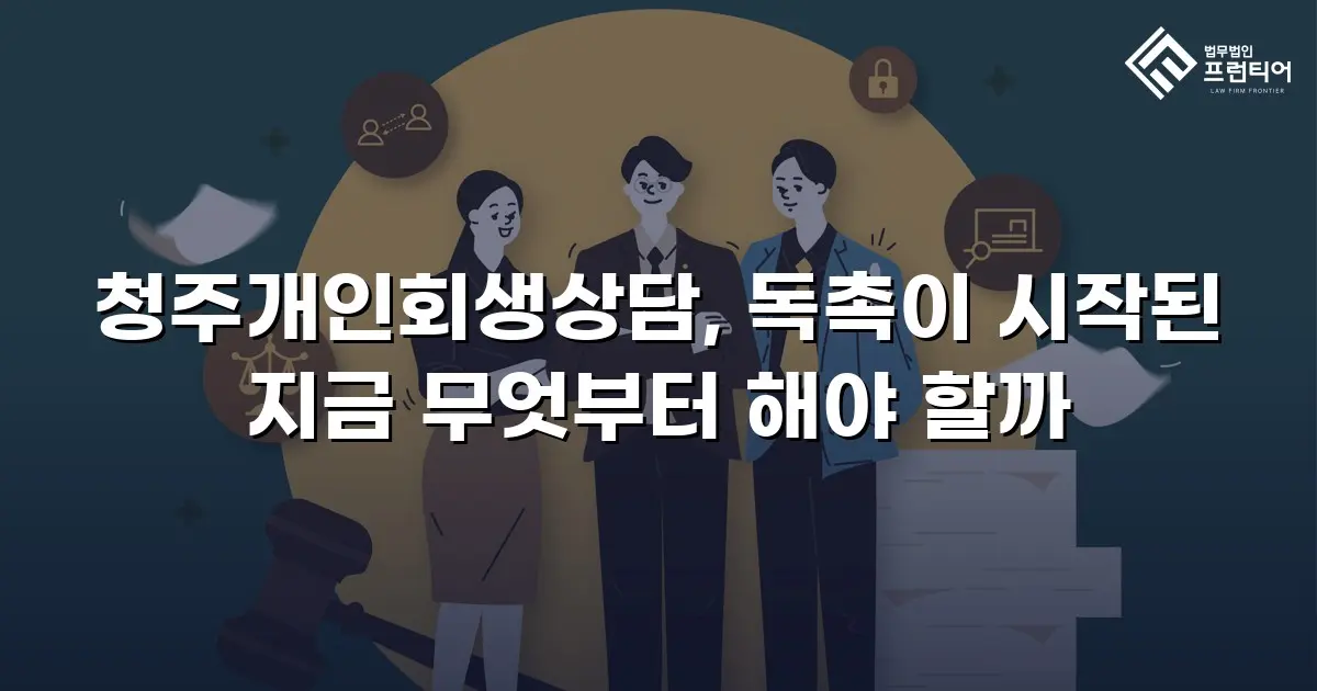 청주개인회생상담, 독촉이 시작된 지금 무엇부터 해야 할까