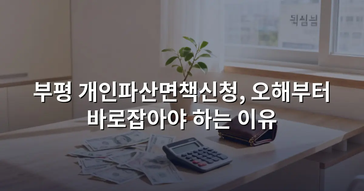 부평 개인파산면책신청, 오해부터 바로잡아야 하는 이유