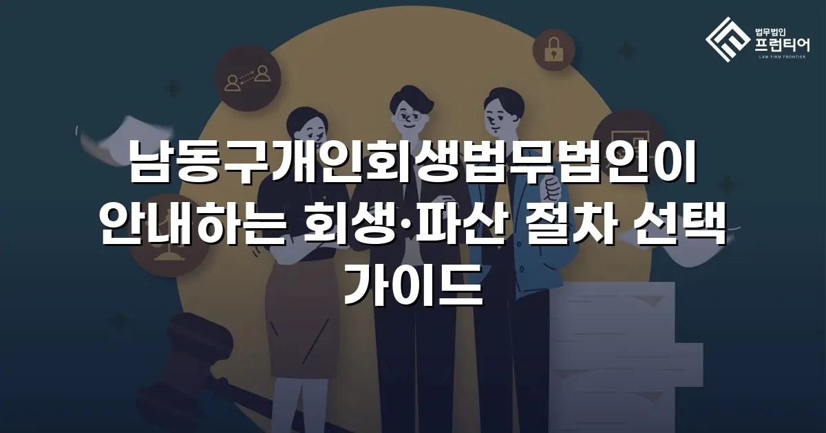 남동구개인회생법무법인이 안내하는 회생·파산 절차 선택 가이드