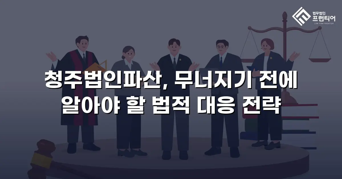 청주법인파산, 무너지기 전에 알아야 할 법적 대응 전략