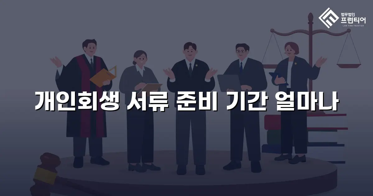 개인회생 서류 준비 기간 얼마나