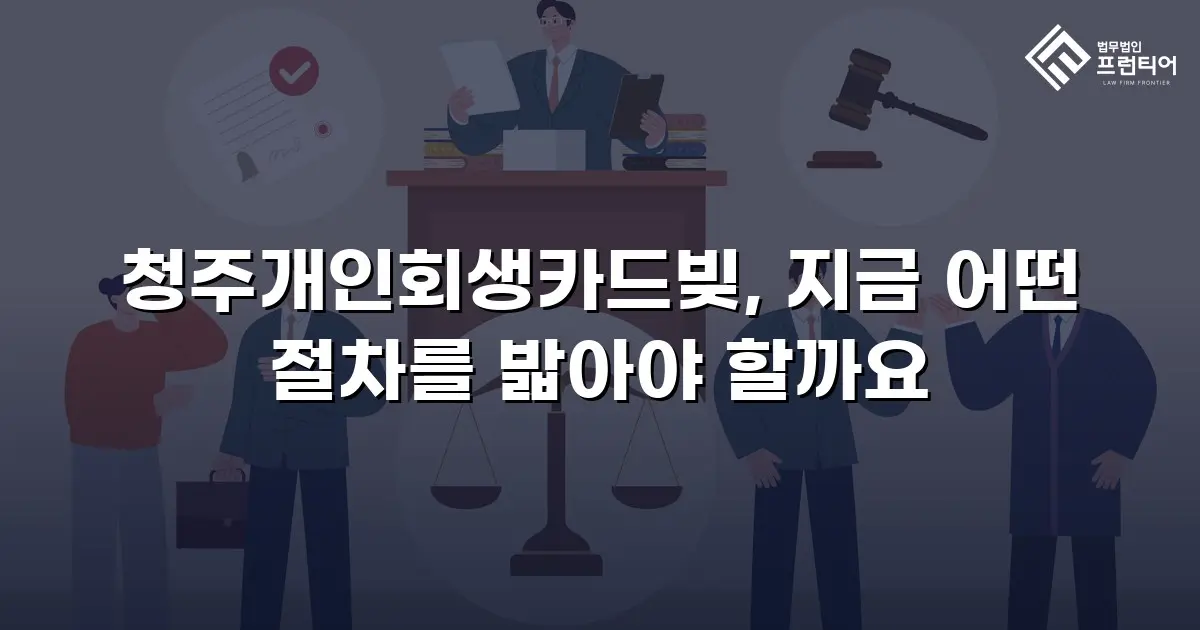 청주개인회생카드빚, 지금 어떤 절차를 밟아야 할까요