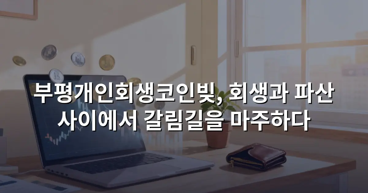 부평개인회생코인빚, 회생과 파산 사이에서 갈림길을 마주하다
