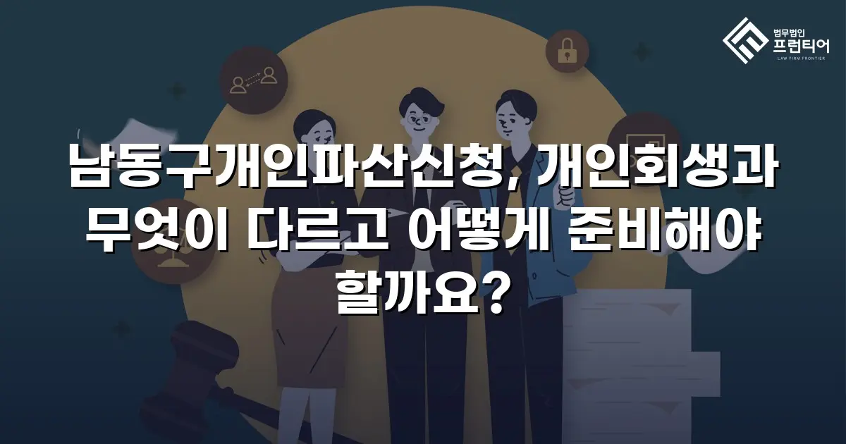 남동구개인파산신청, 개인회생과 무엇이 다르고 어떻게 준비해야 할까요?