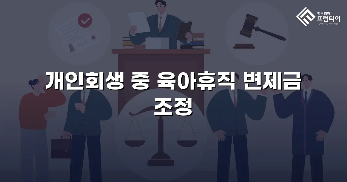 개인회생 중 육아휴직 변제금 조정