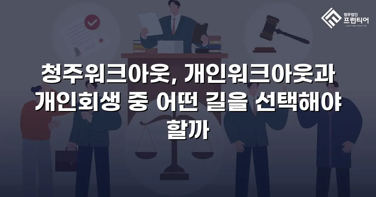 청주워크아웃, 개인워크아웃과 개인회생 중 어떤 길을 선택해야 할까