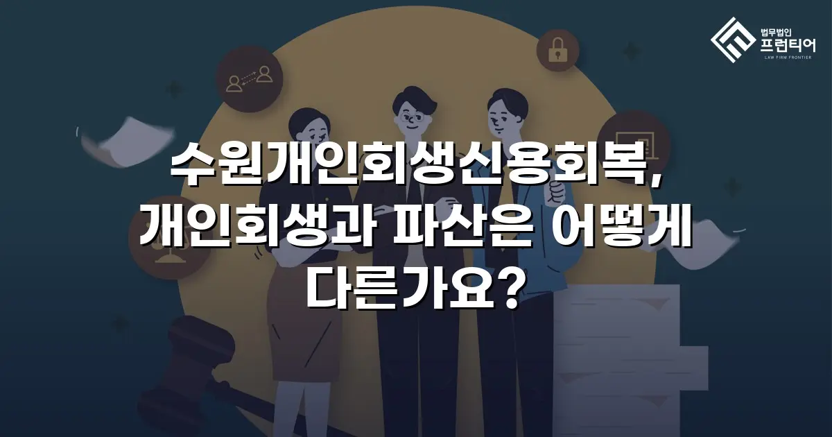 수원개인회생신용회복, 개인회생과 파산은 어떻게 다른가요?