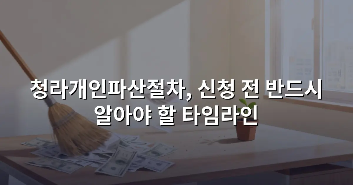 청라개인파산절차, 신청 전 반드시 알아야 할 타임라인