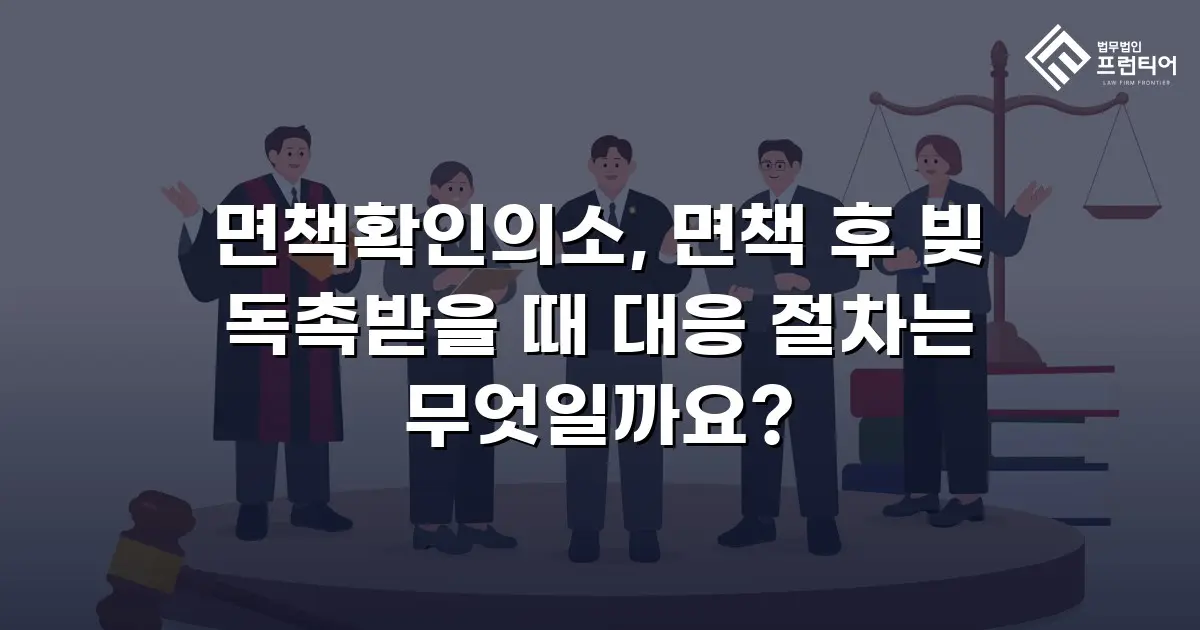 면책확인의소, 면책 후 빚 독촉받을 때 대응 절차는 무엇일까요?