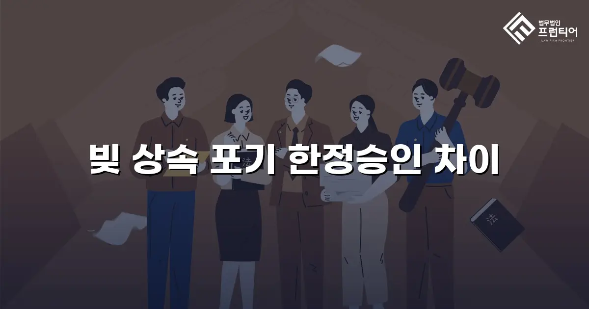 빚 상속 포기 한정승인 차이