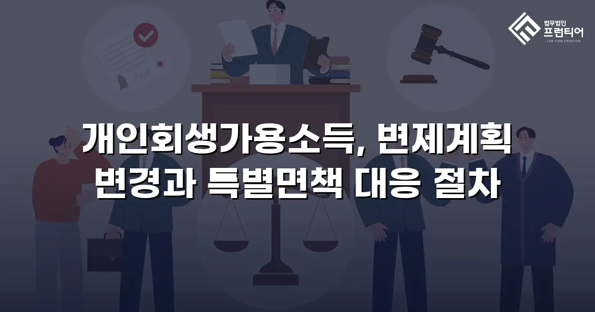 개인회생가용소득, 변제계획 변경과 특별면책 대응 절차