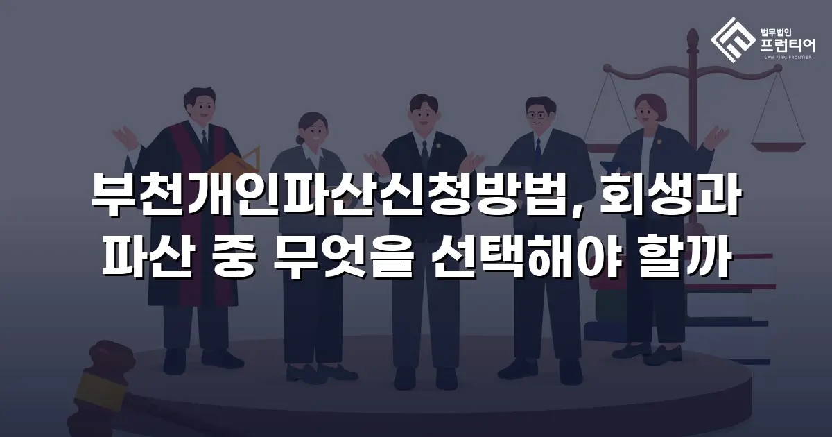 부천개인파산신청방법, 회생과 파산 중 무엇을 선택해야 할까