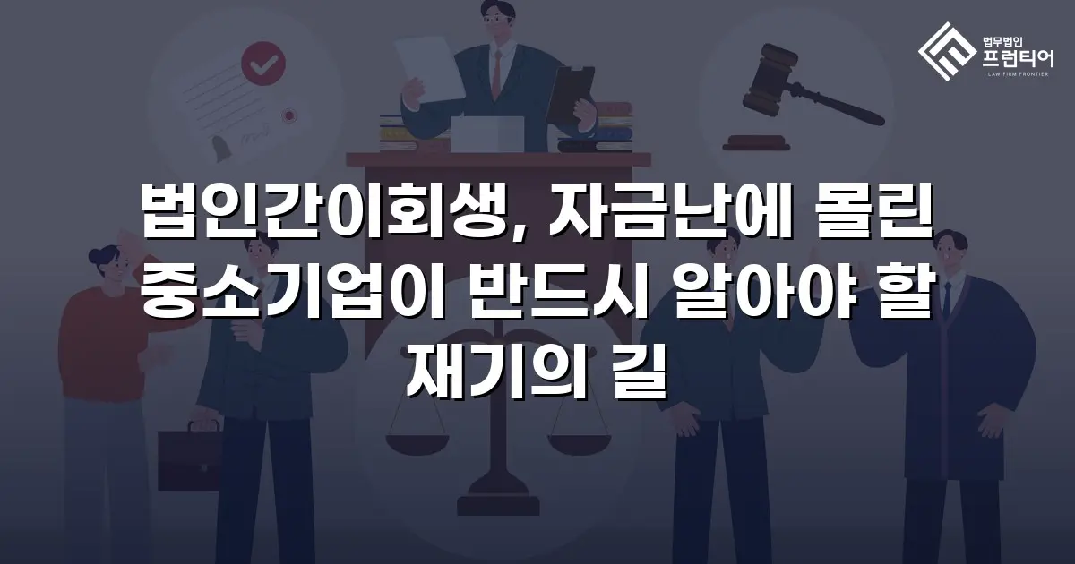 법인간이회생, 자금난에 몰린 중소기업이 반드시 알아야 할 재기의 길